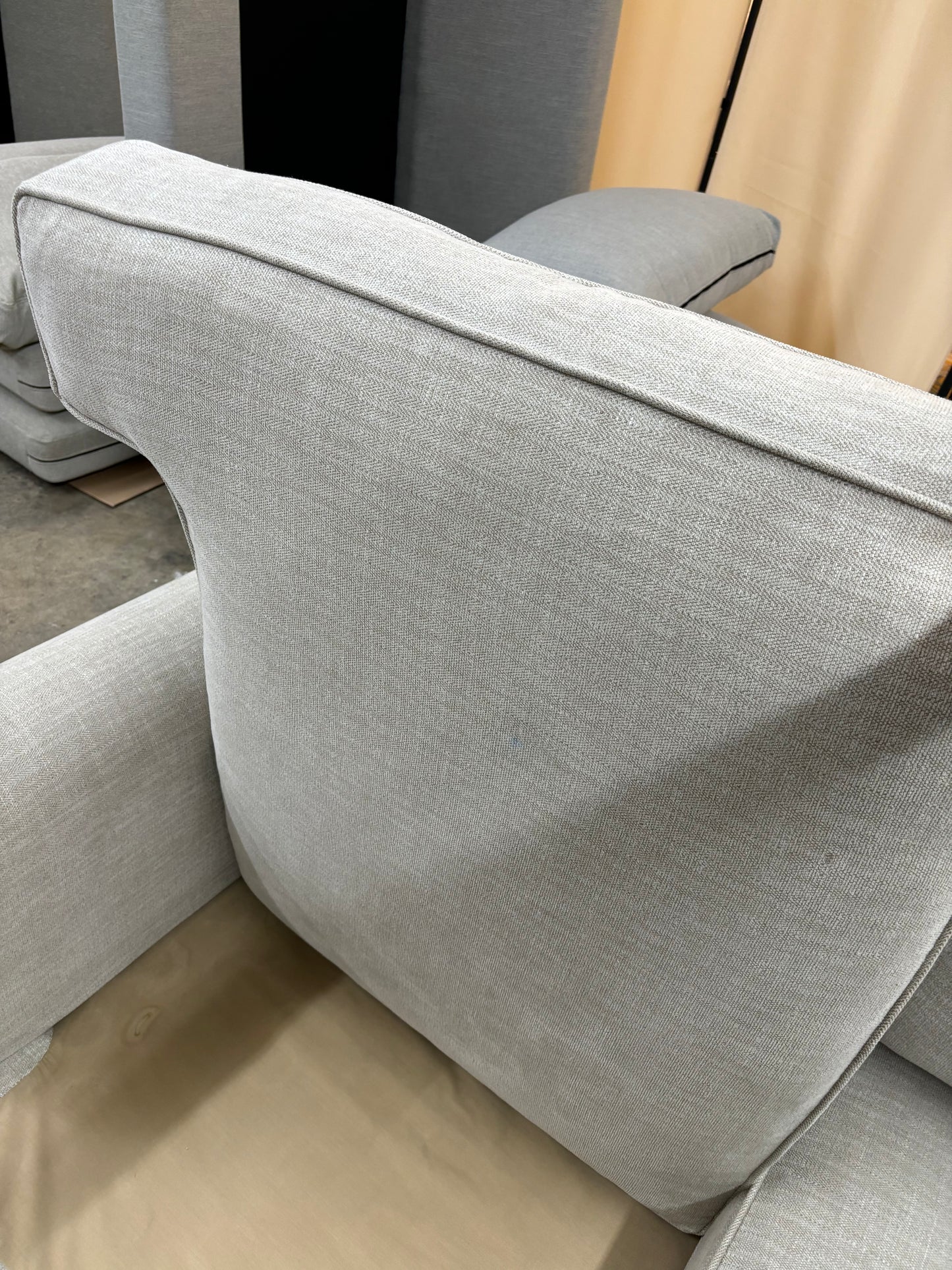 Beige Cindy Crawford L Shape Sectional