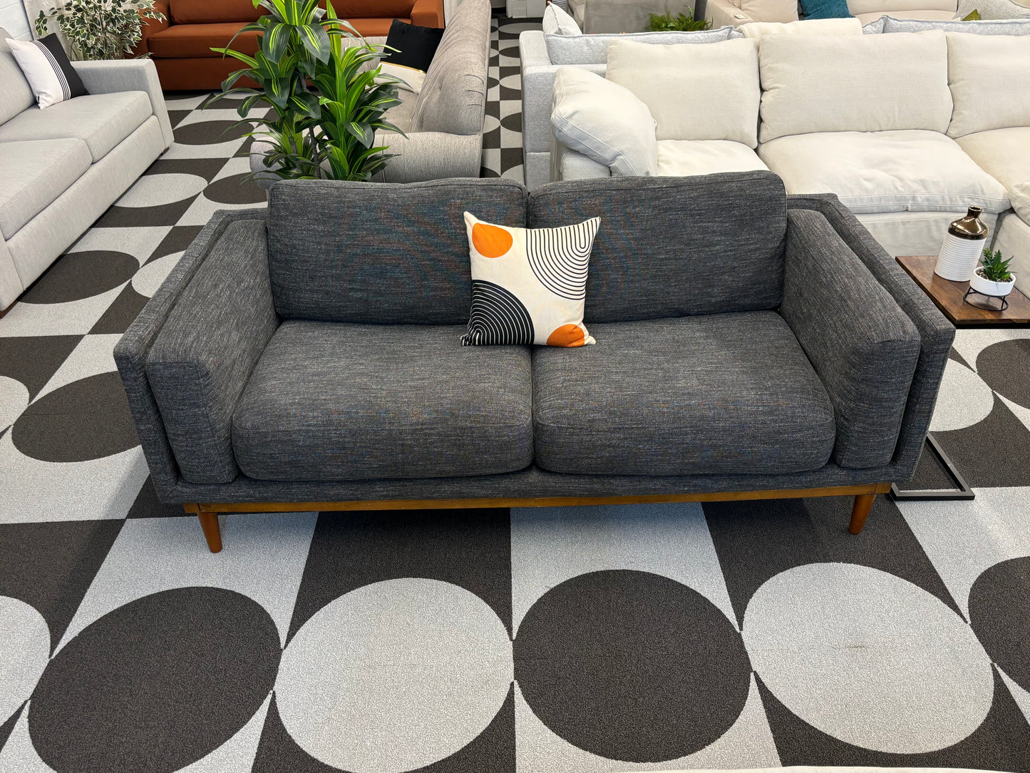 Charcoal West Elm Sofa