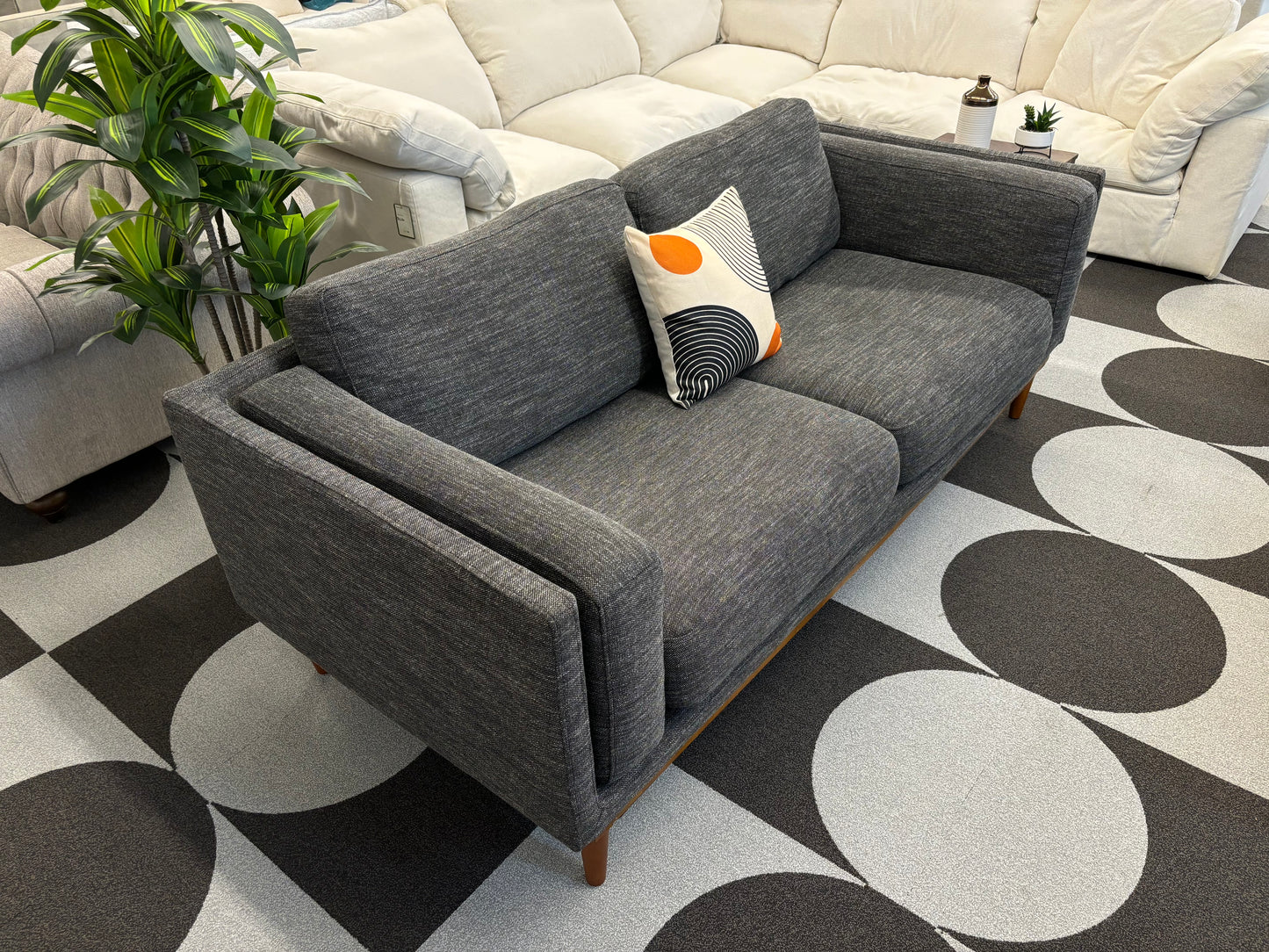 Charcoal West Elm Sofa