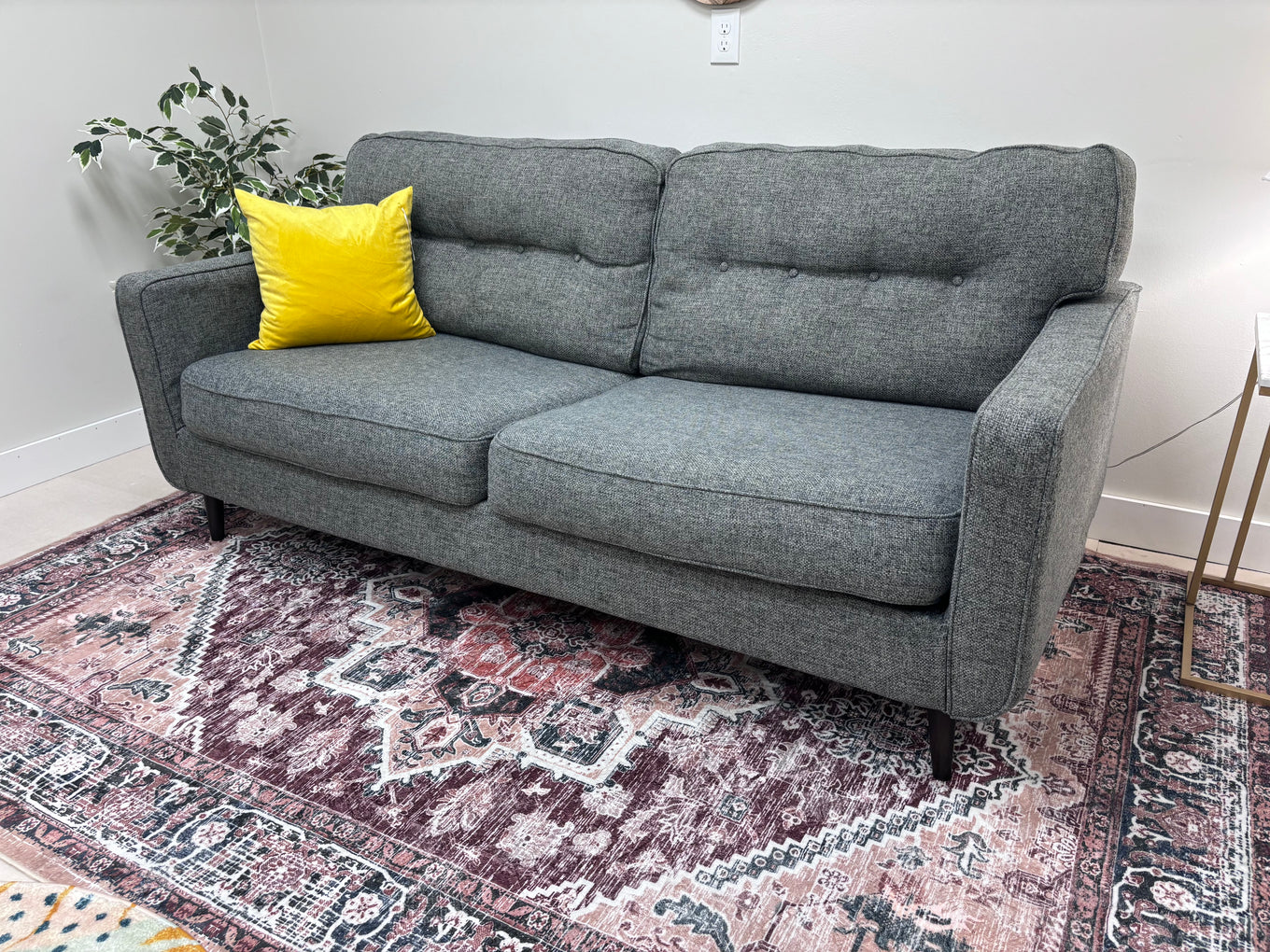 Dark Grey Ashley Zardoni Sofa