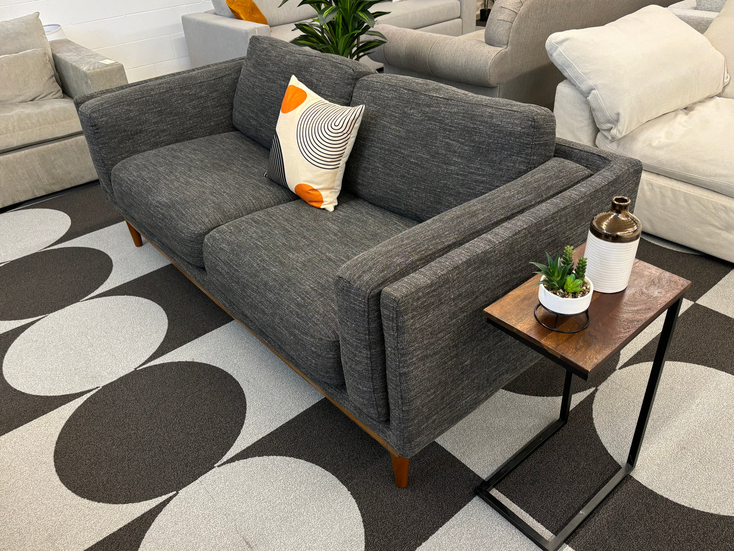 Charcoal West Elm Sofa