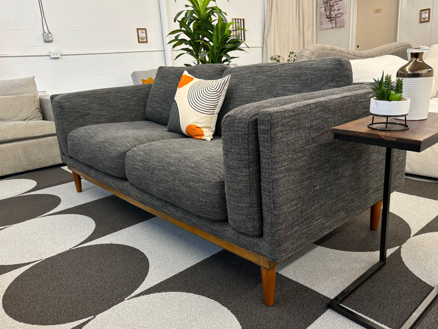 Charcoal West Elm Sofa