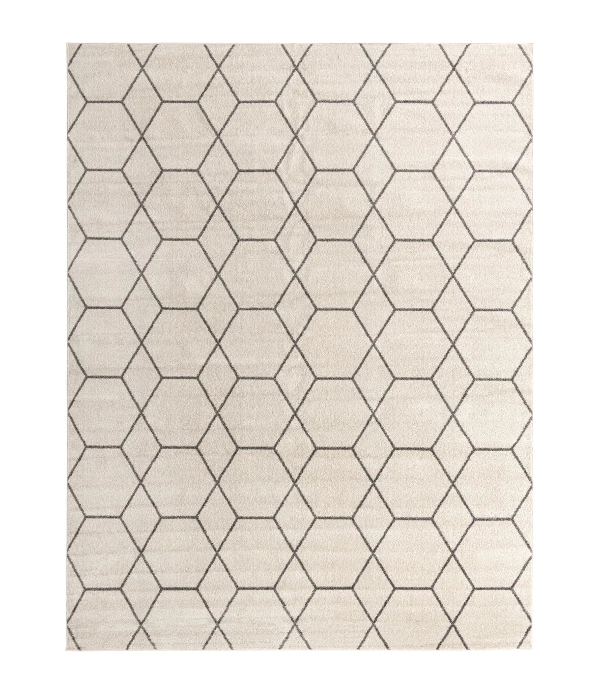 Ivory 7'10x10' Trellis Frieze Rectangle Rug - Reclaimed Elegance