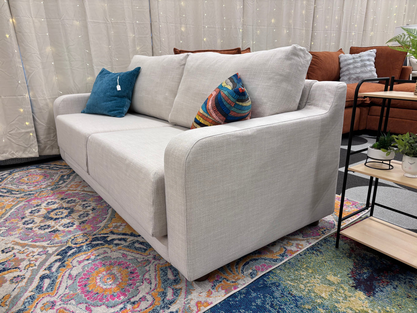 Effie Linen Better Homes & Gardens Owen Sofa - Reclaimed Elegance