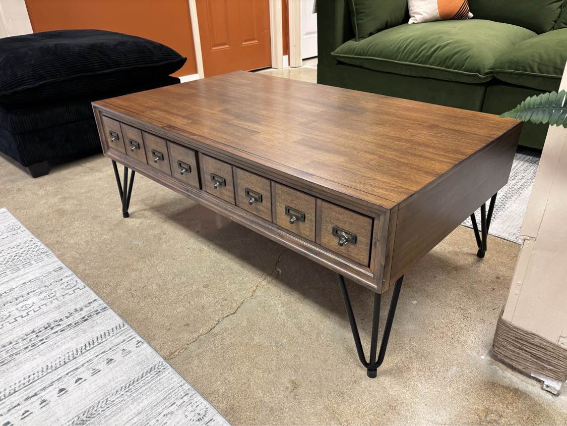 Walnut Boone Coffee Table - Reclaimed Elegance
