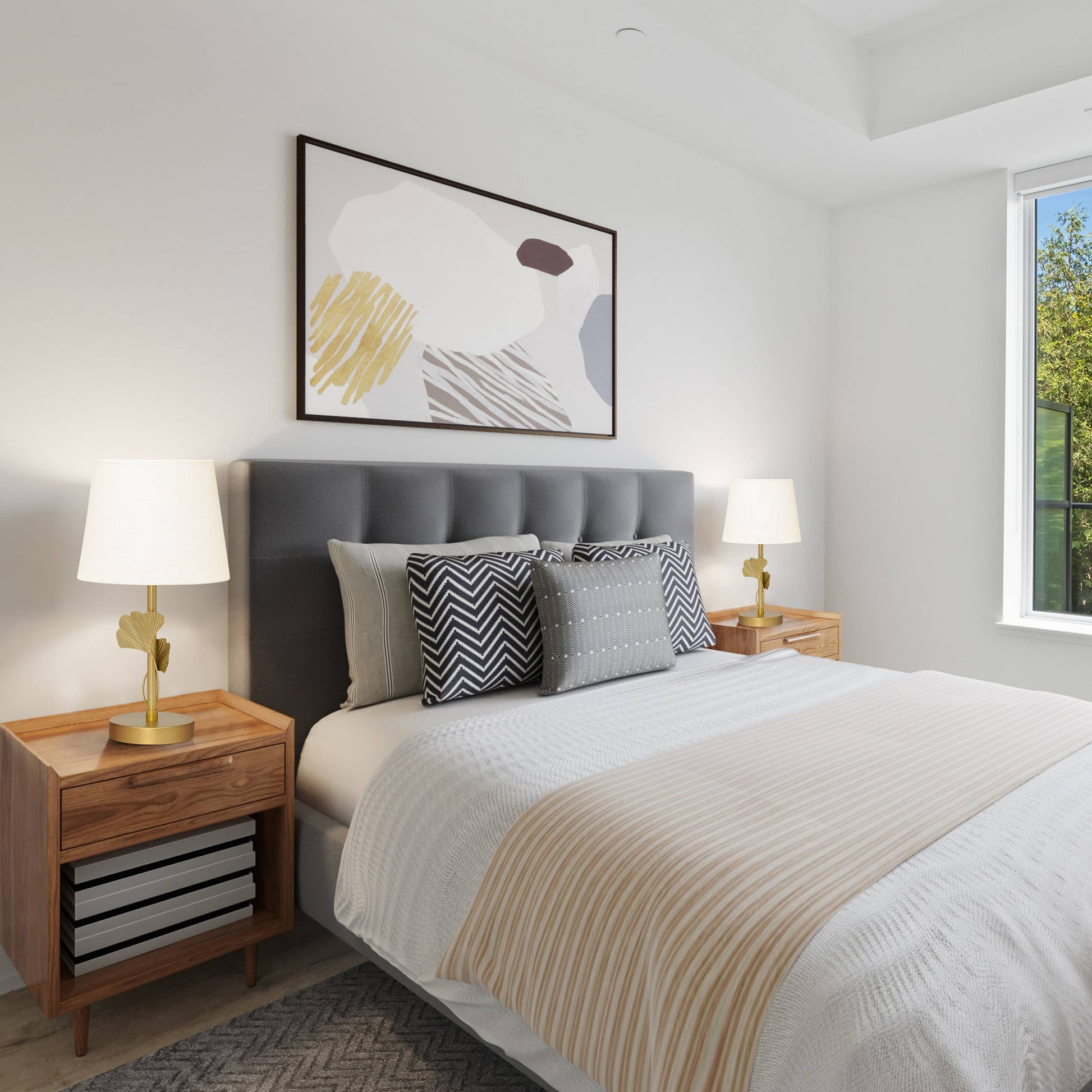 Gold Arella Table Lamp - Reclaimed Elegance