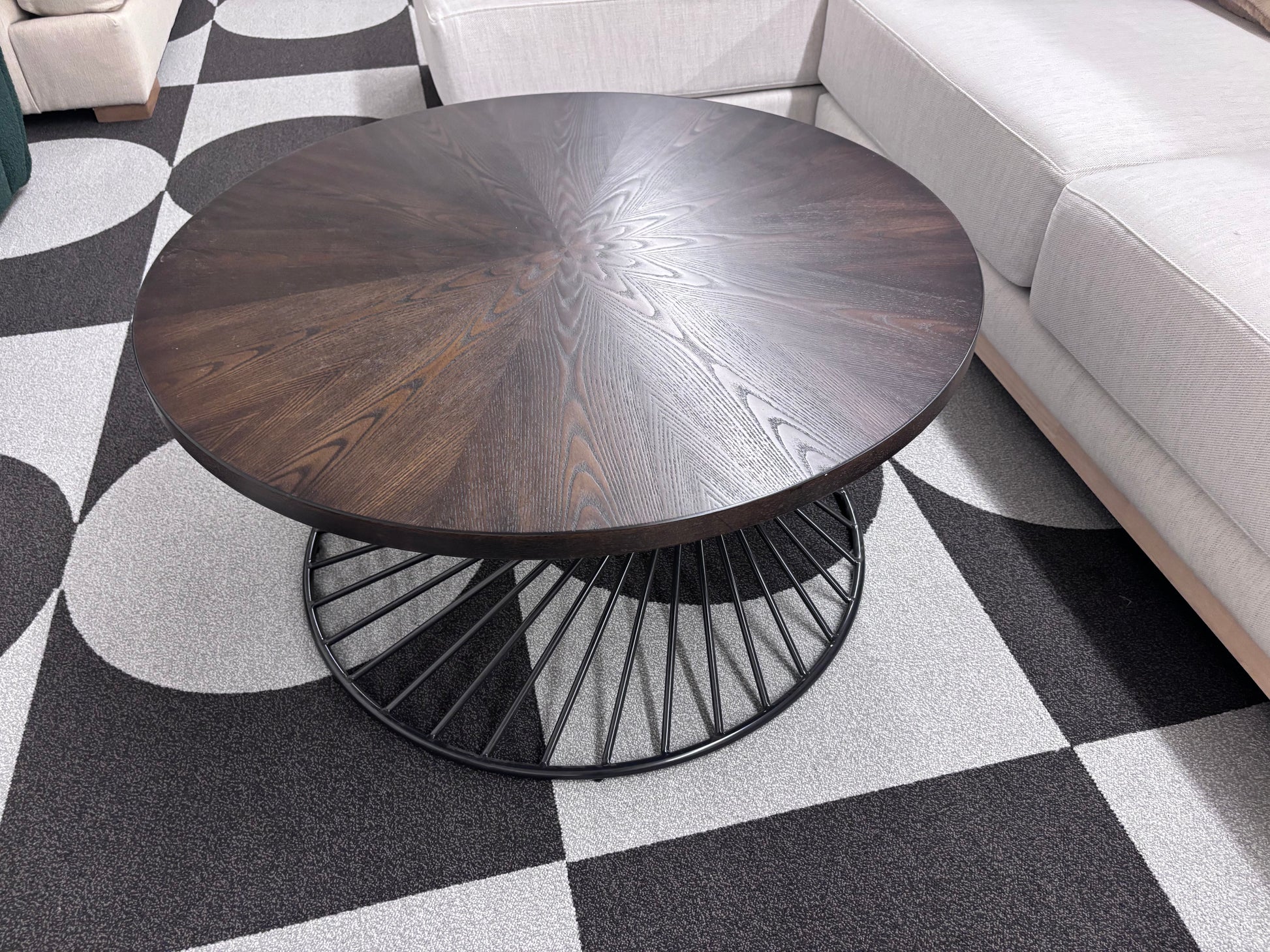 Spiral Terri Coffee Table - Reclaimed Elegance