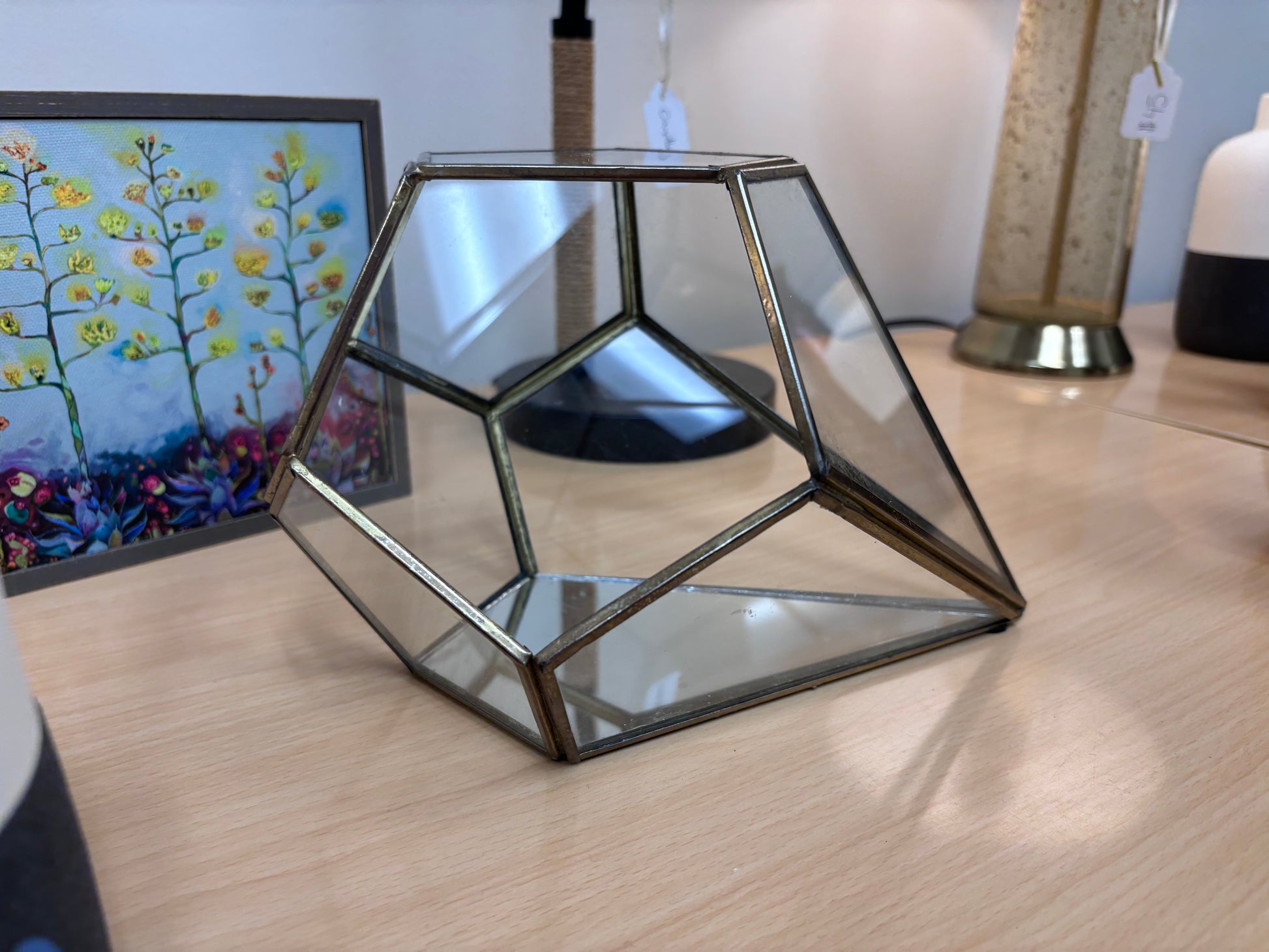 Glass Style Terrarium - Reclaimed Elegance