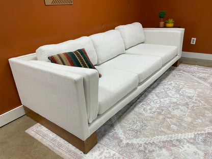 Ivory Crate & Barrel Sofa