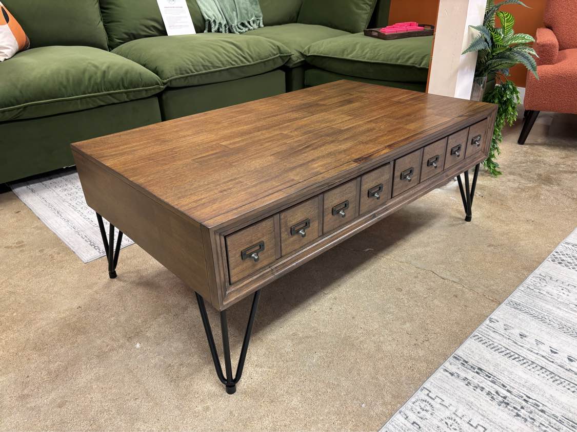 Walnut Boone Coffee Table - Reclaimed Elegance