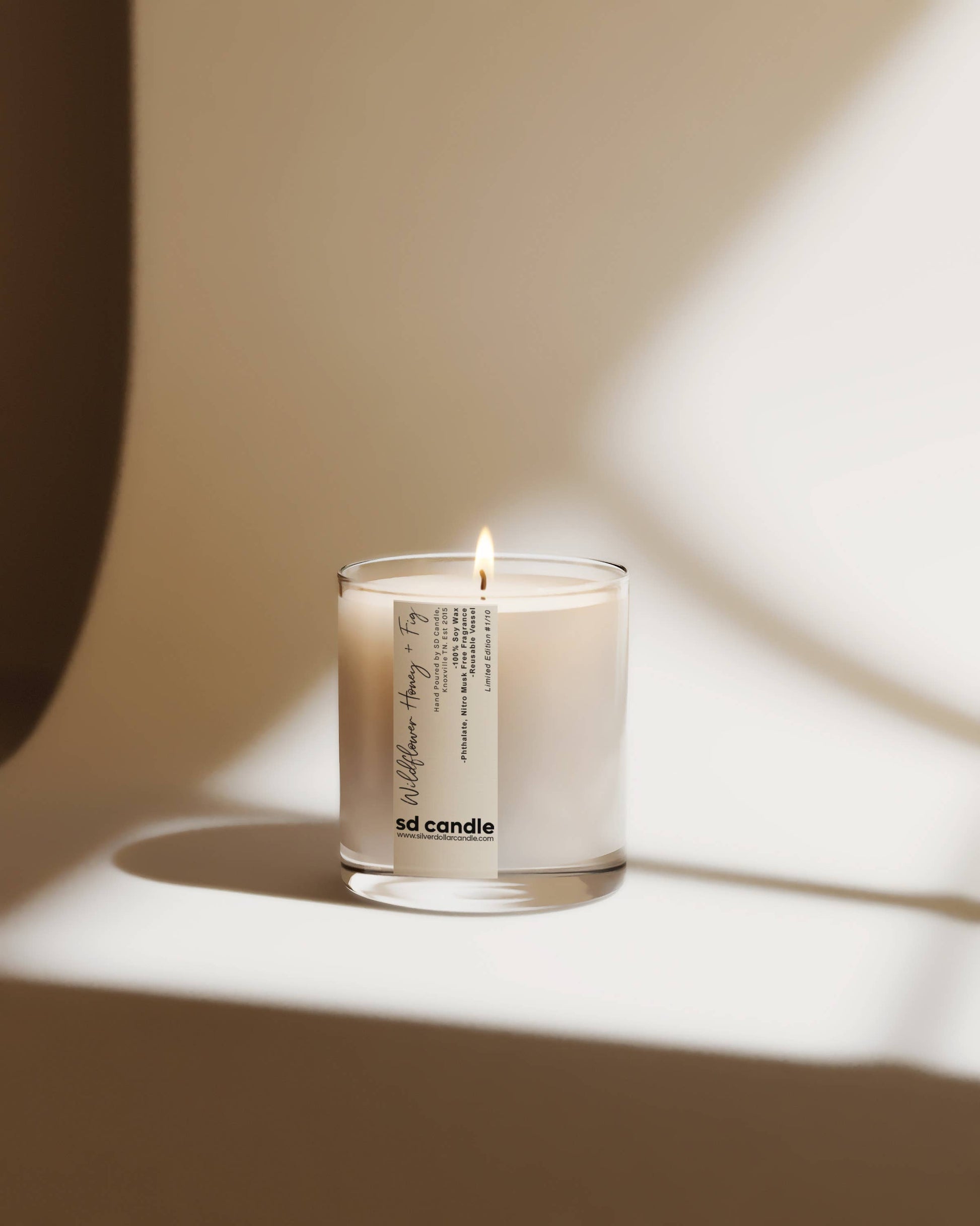 Wildflower Honey + Fig | Scented Cotton Wick Candle - 7oz - Reclaimed Elegance