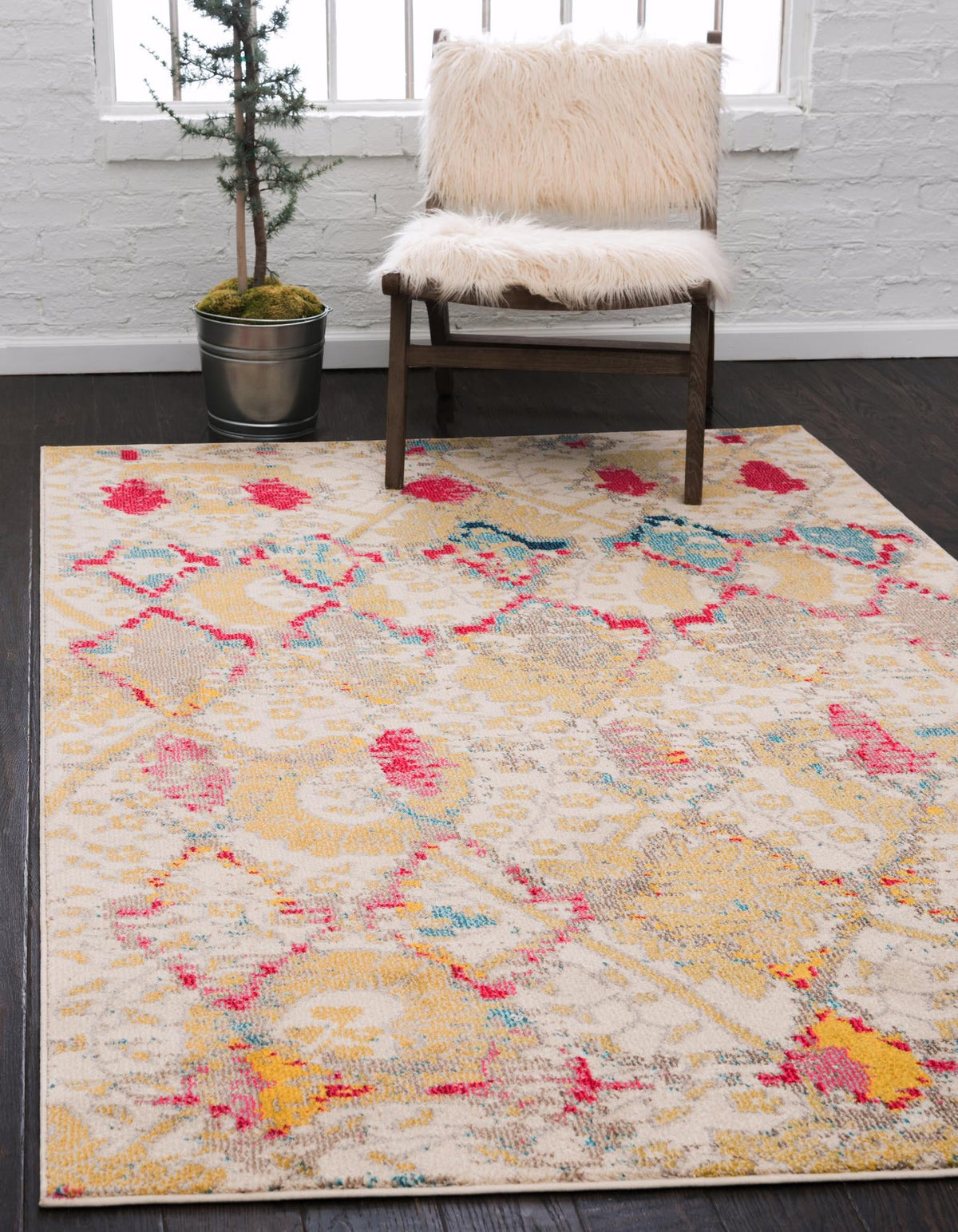 Sedona Canyon Beige & Light Blue Area Rug | Original supplier photo 2