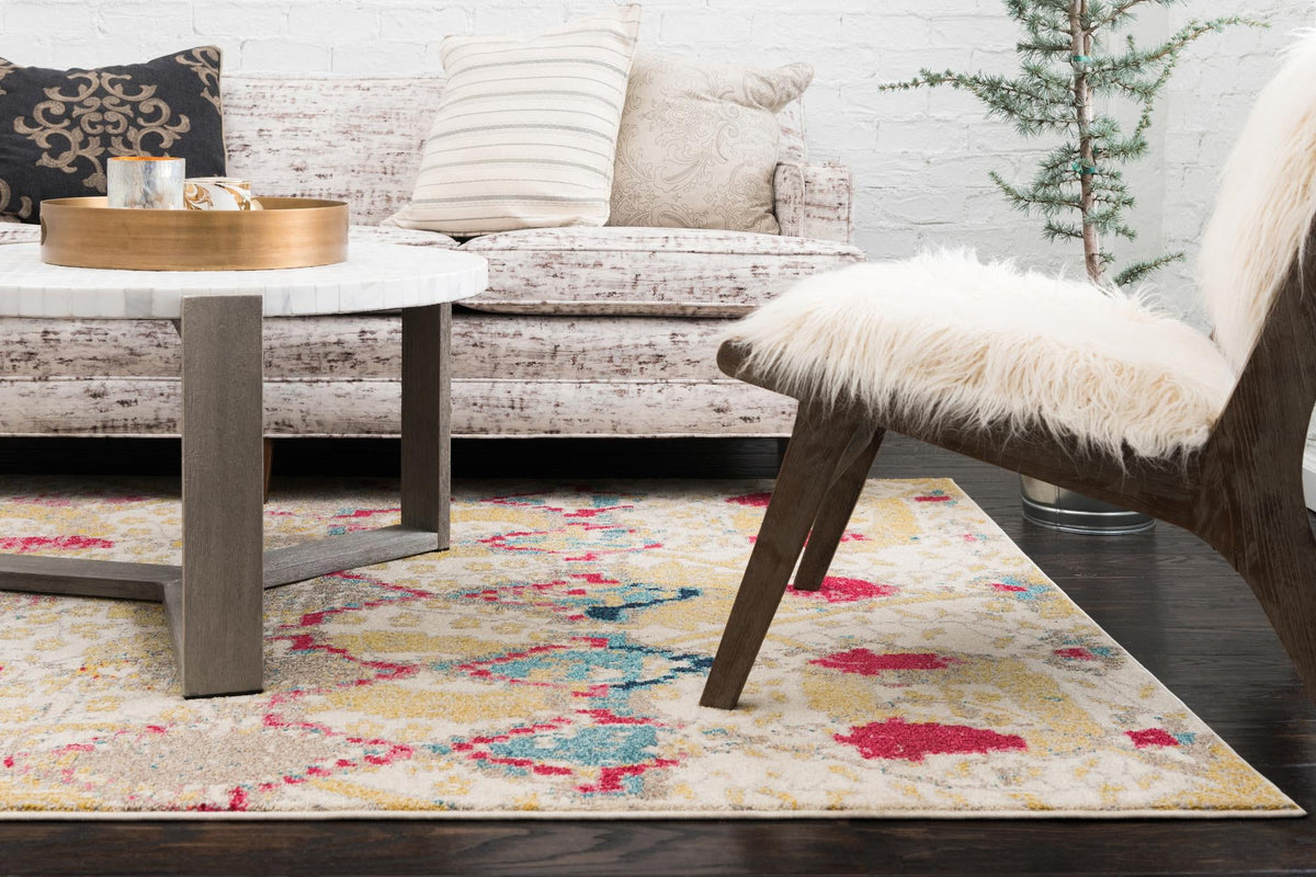 Sedona Canyon Beige & Light Blue Area Rug | Original supplier photo 3