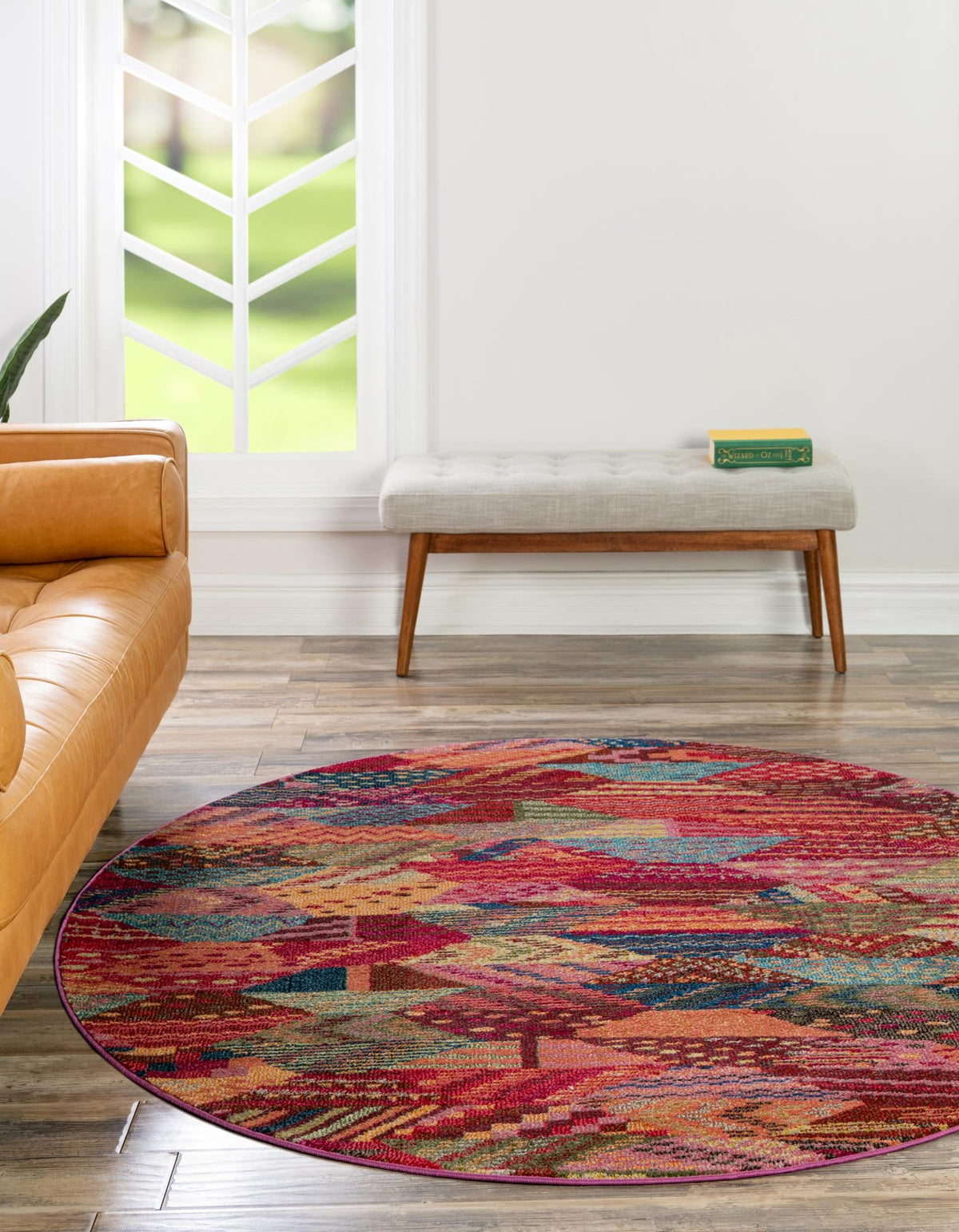 Sedona Rainier Multi/Beige | Matching Round lifestyle