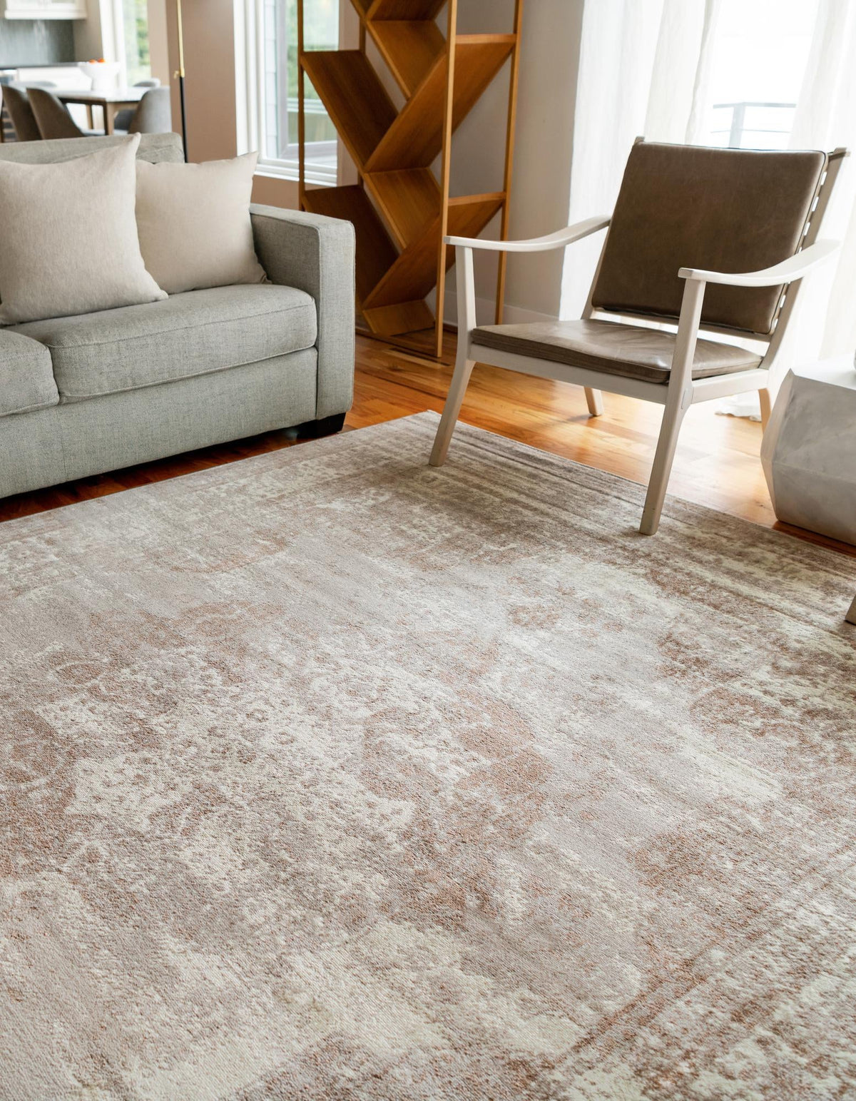 Sofia Salle Garnier beige and ivory rug lifestyle view