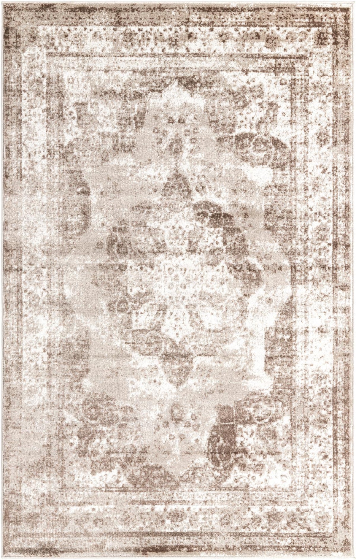 Sofia Salle Garnier beige and ivory rug full view