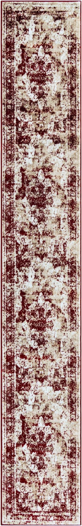 Sofia Salle Garnier Burgundy/Ivory | Supplier rug image / alternate view