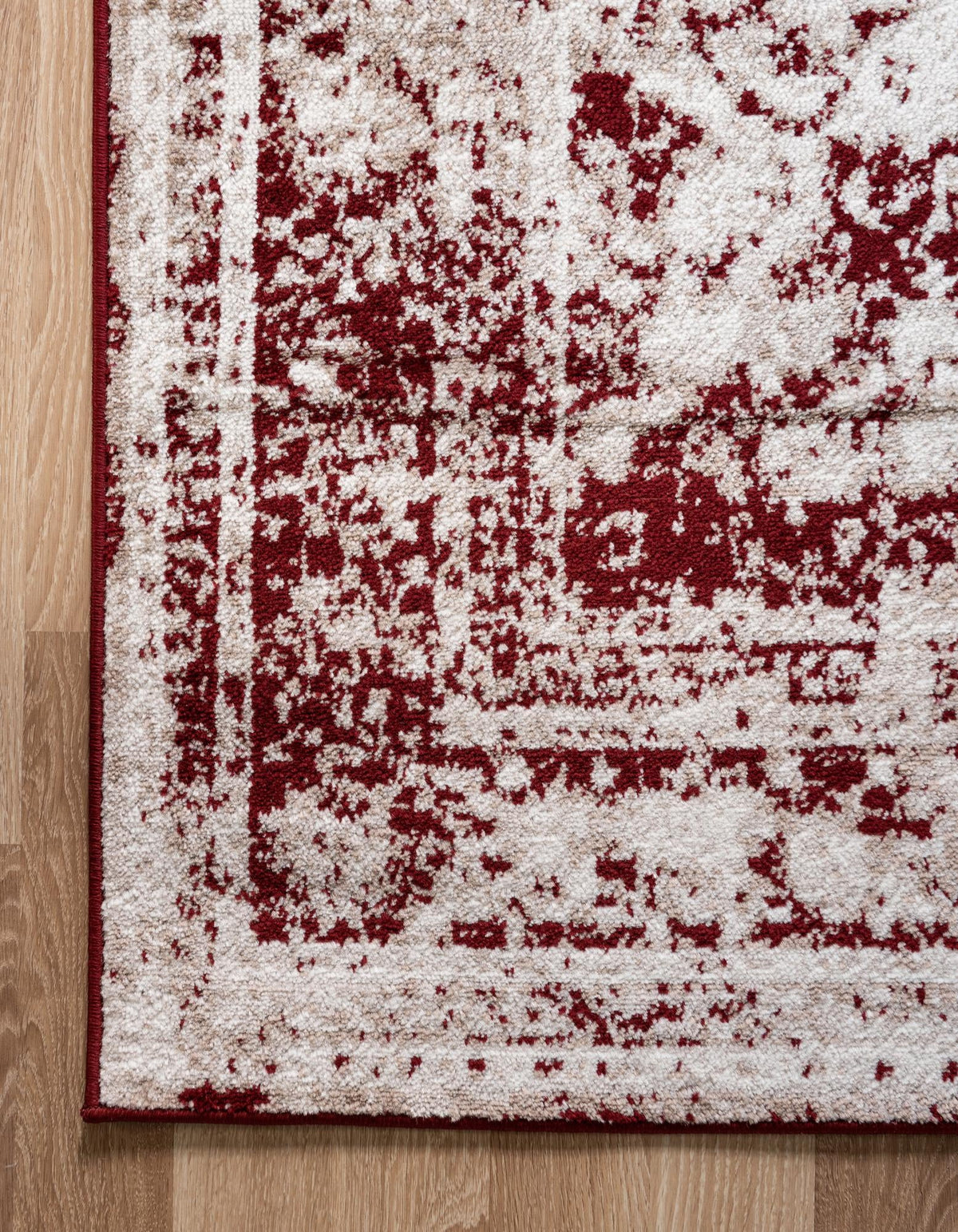 Sofia Salle Garnier Burgundy/Ivory | Supplier rug image / alternate view