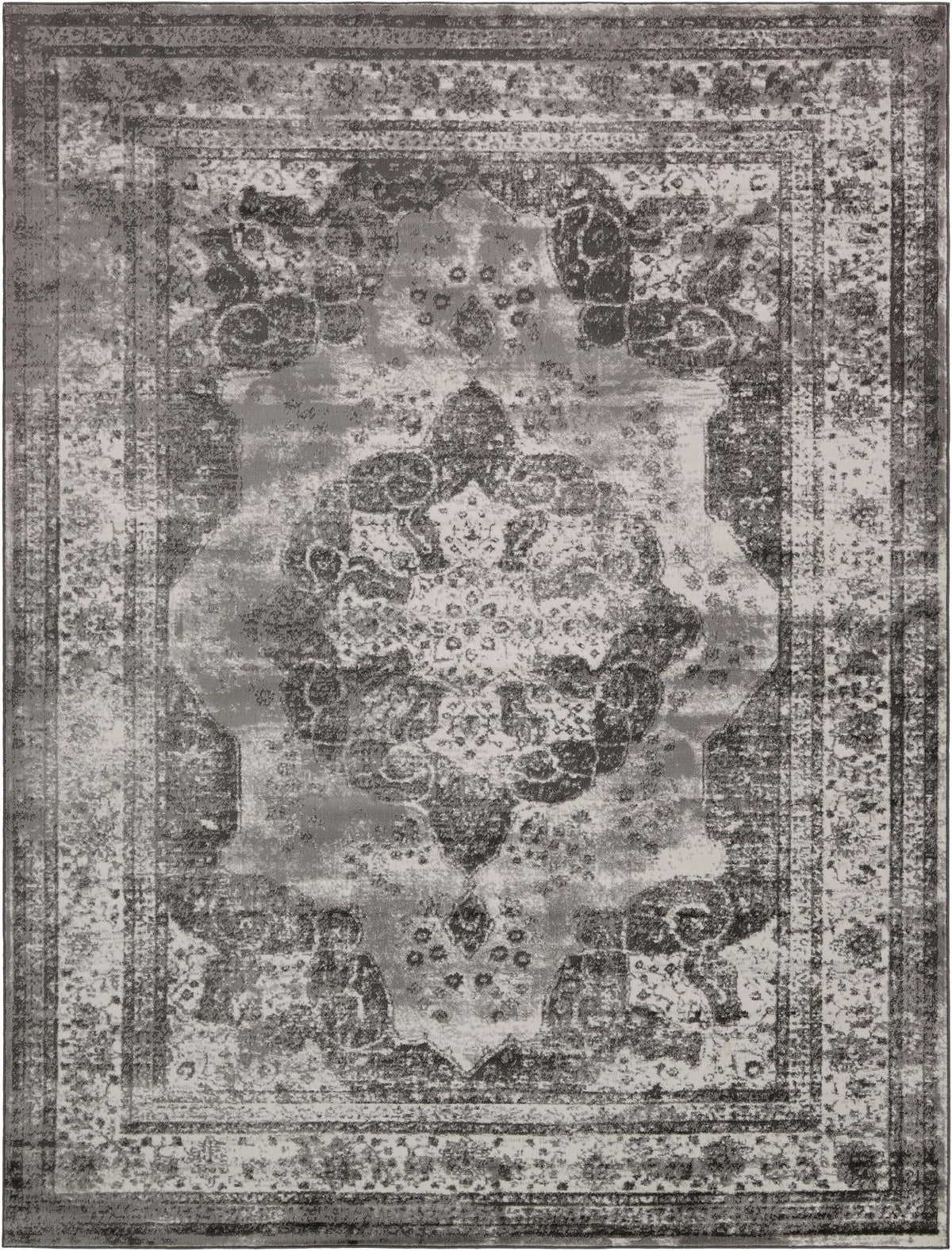 Sofia Salle Garnier Gray & Ivory Area Rug | Original supplier photo 10