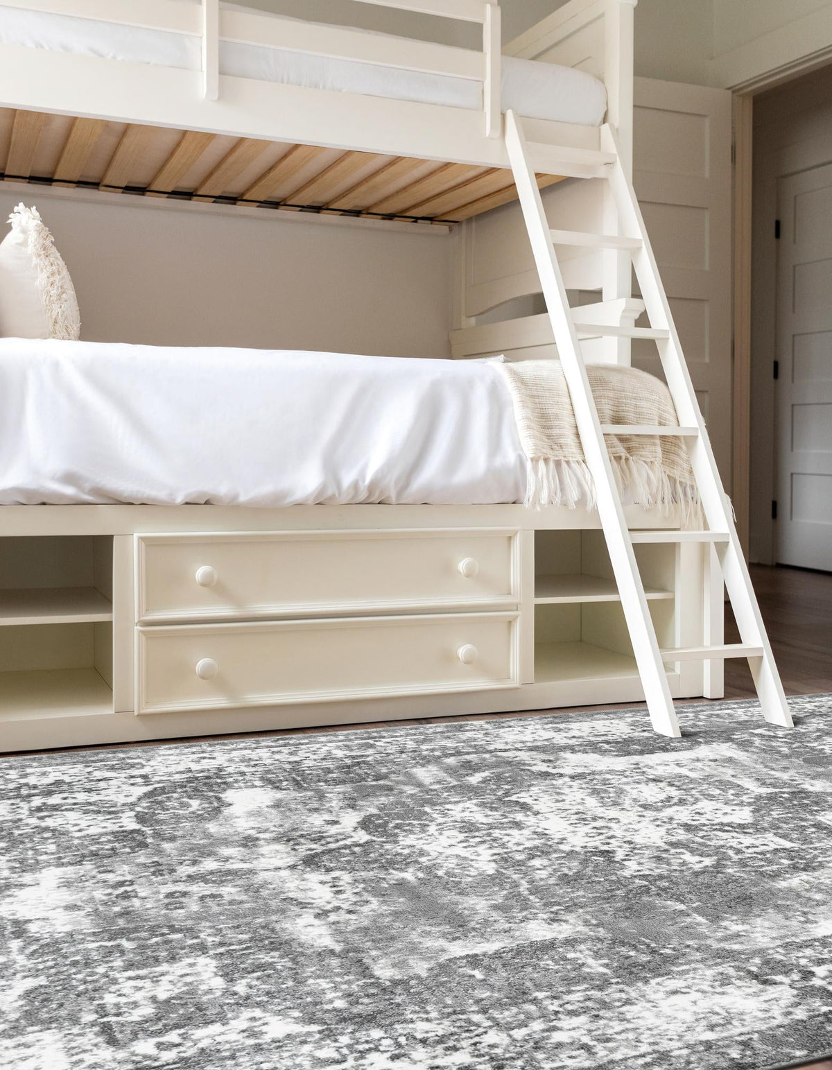 Sofia Salle Garnier Gray & Ivory Area Rug | Original supplier photo 5