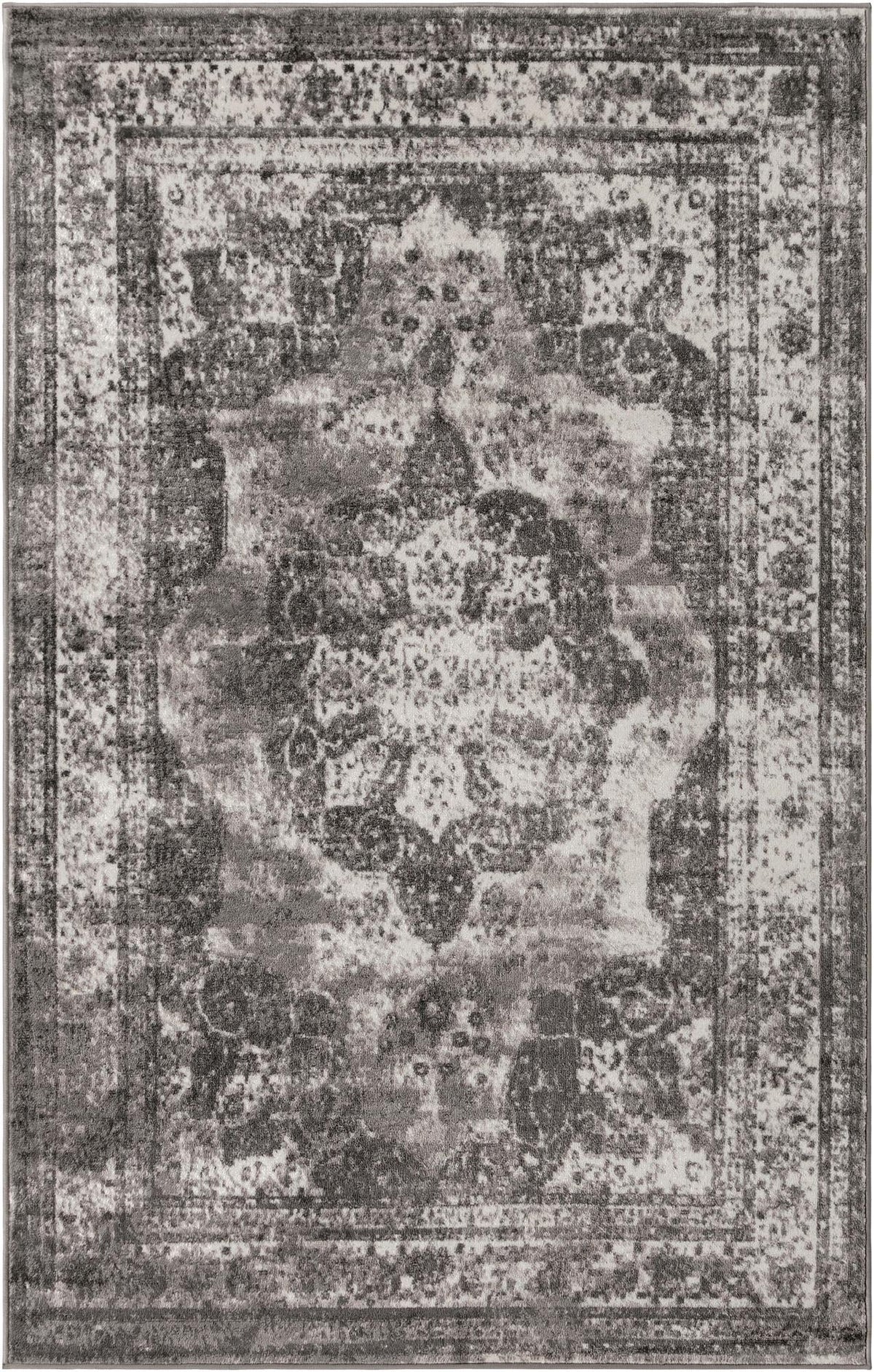 Sofia Salle Garnier Gray & Ivory Area Rug | Original supplier photo 16
