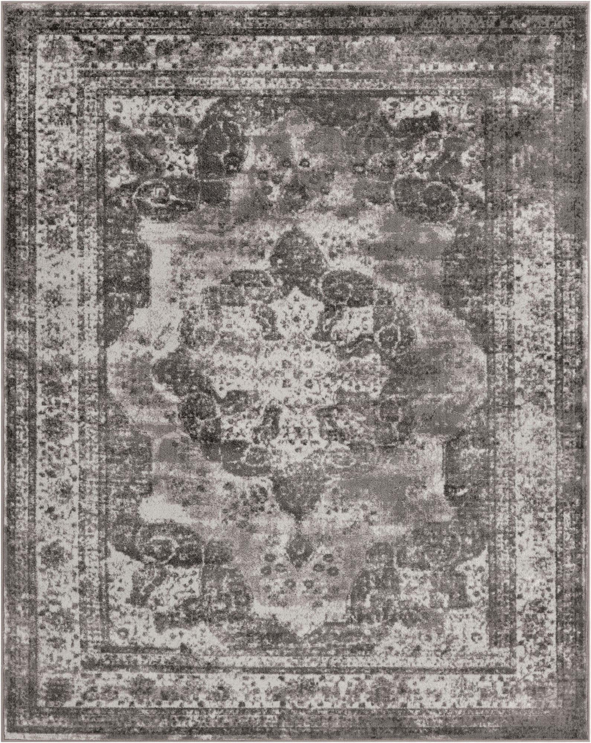 Sofia Salle Garnier Gray & Ivory Area Rug | Original supplier photo 1