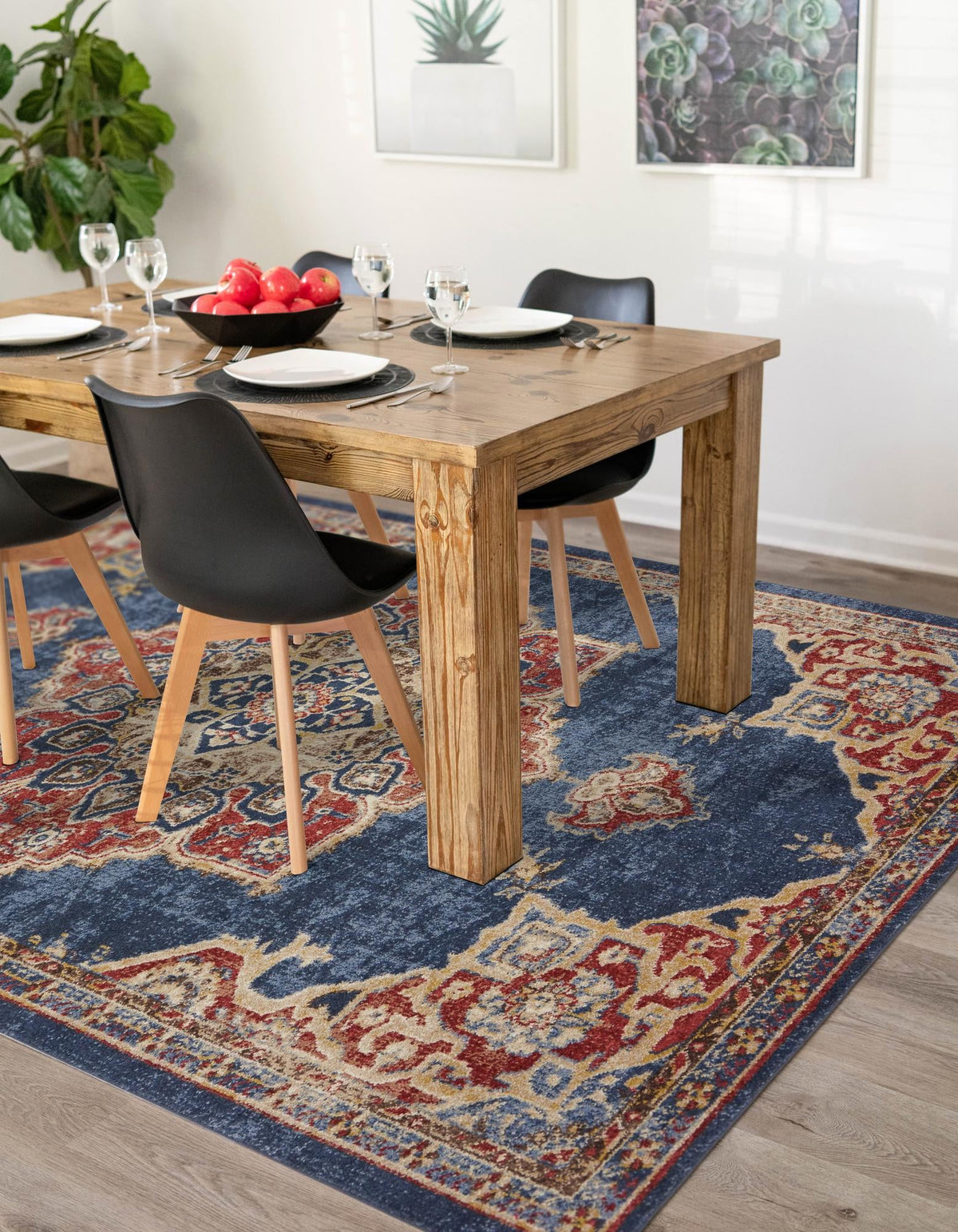 Utopia Helios Dark Blue & Beige Area Rug | Unique Loom high-resolution supplier additional photo 3135357_image_1014.jpg