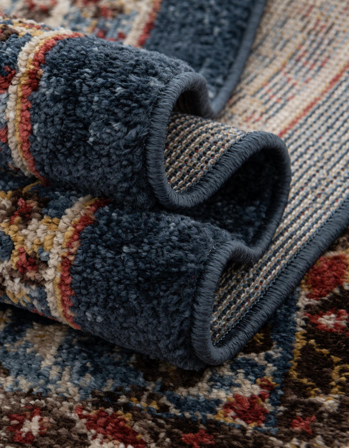 Utopia Helios Dark Blue & Beige Area Rug | Unique Loom high-resolution supplier additional photo 3135357_image_1028.jpg