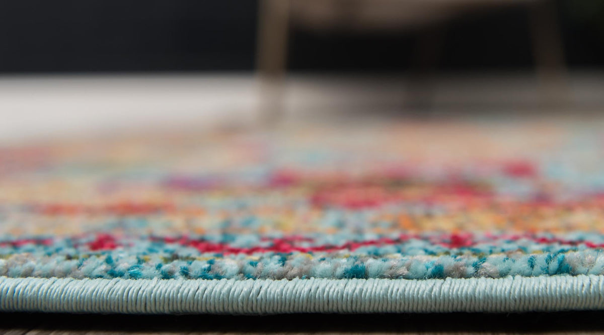 Sedona Lassen Light Blue/Green | Supplier rug image / alternate view