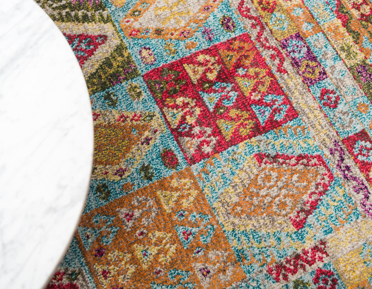 Sedona Lassen Light Blue/Green | Supplier rug image / alternate view