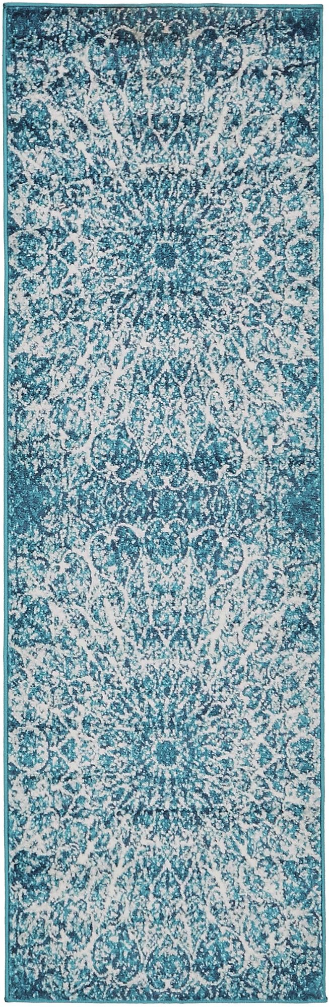 Sofia Grace Turquoise & Ivory Area Rug | Original supplier photo 40
