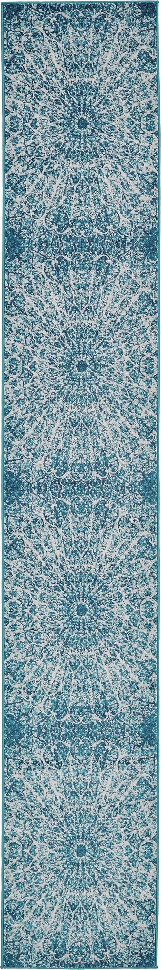 Sofia Grace Turquoise & Ivory Area Rug | Original supplier photo 37