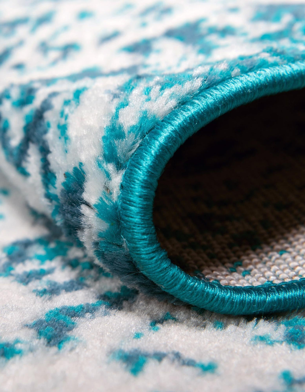 Sofia Grace Turquoise & Ivory Area Rug | Original supplier photo 7