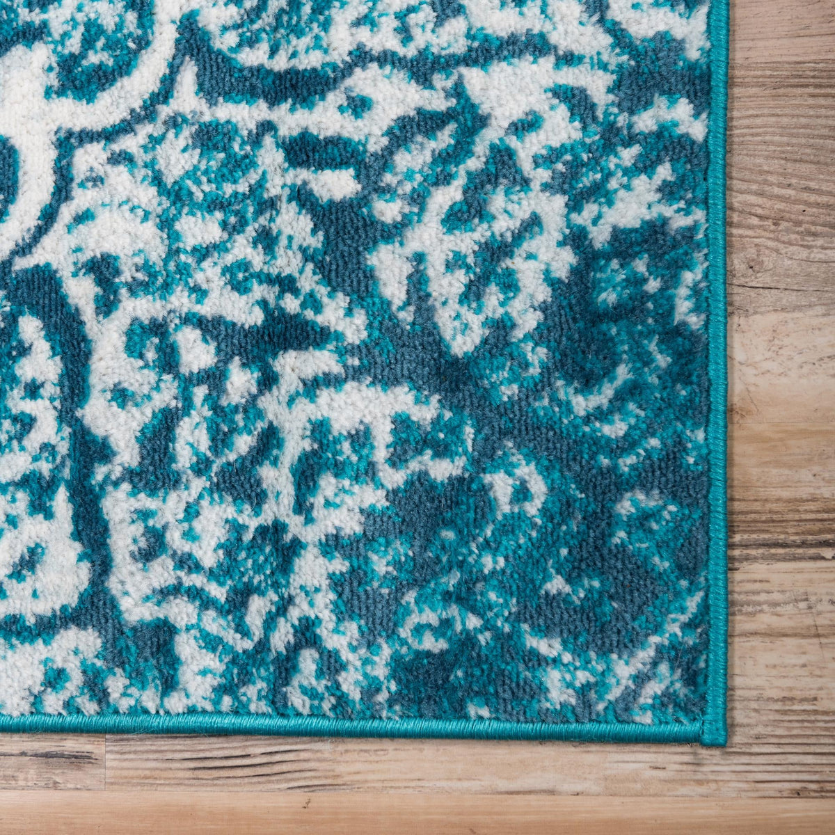 Sofia Grace Turquoise & Ivory Area Rug | Original supplier photo 4