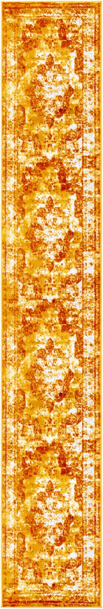 Sofia Salle Garnier Orange & Yellow Area Rug | Manufacturer additional original detail or rug view