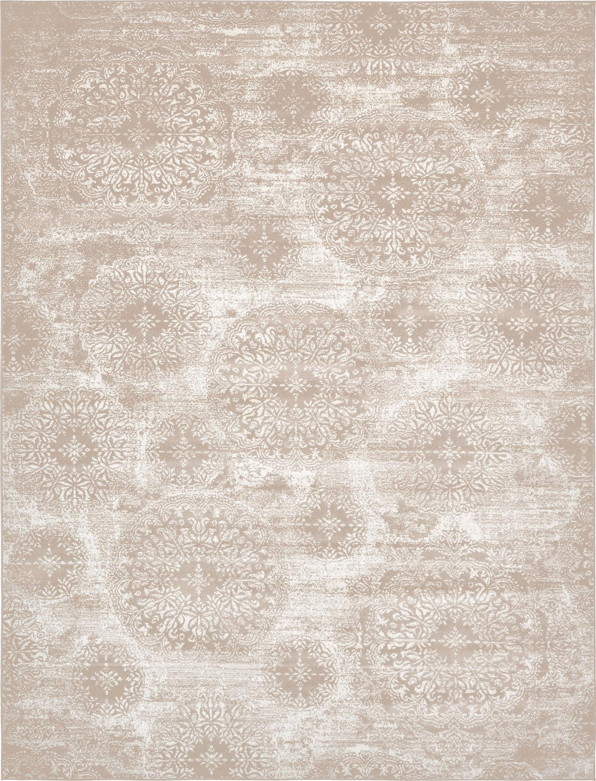 Sofia Grand Beige & Ivory Area Rug | Rectangle overhead alternative