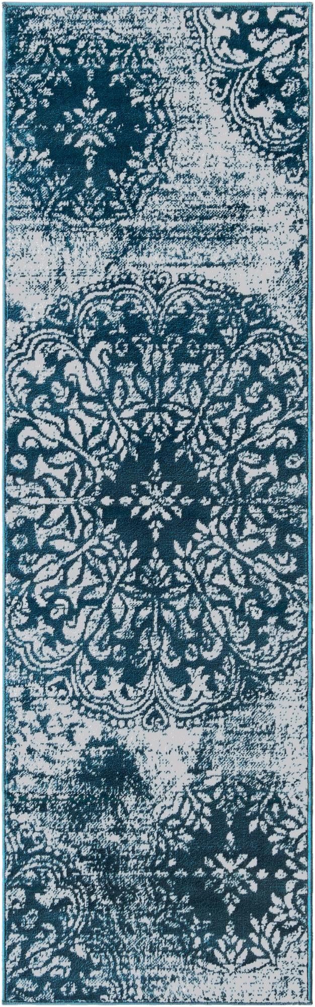 Sofia Grand Blue & Ivory Area Rug | Manufacturer additional original detail or rug view