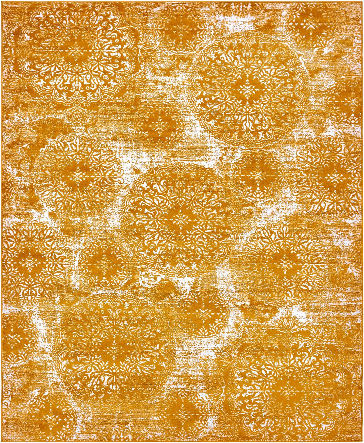 Sofia Grand Yellow & Ivory Area Rug | Exact default SKU 3138711 overhead hero