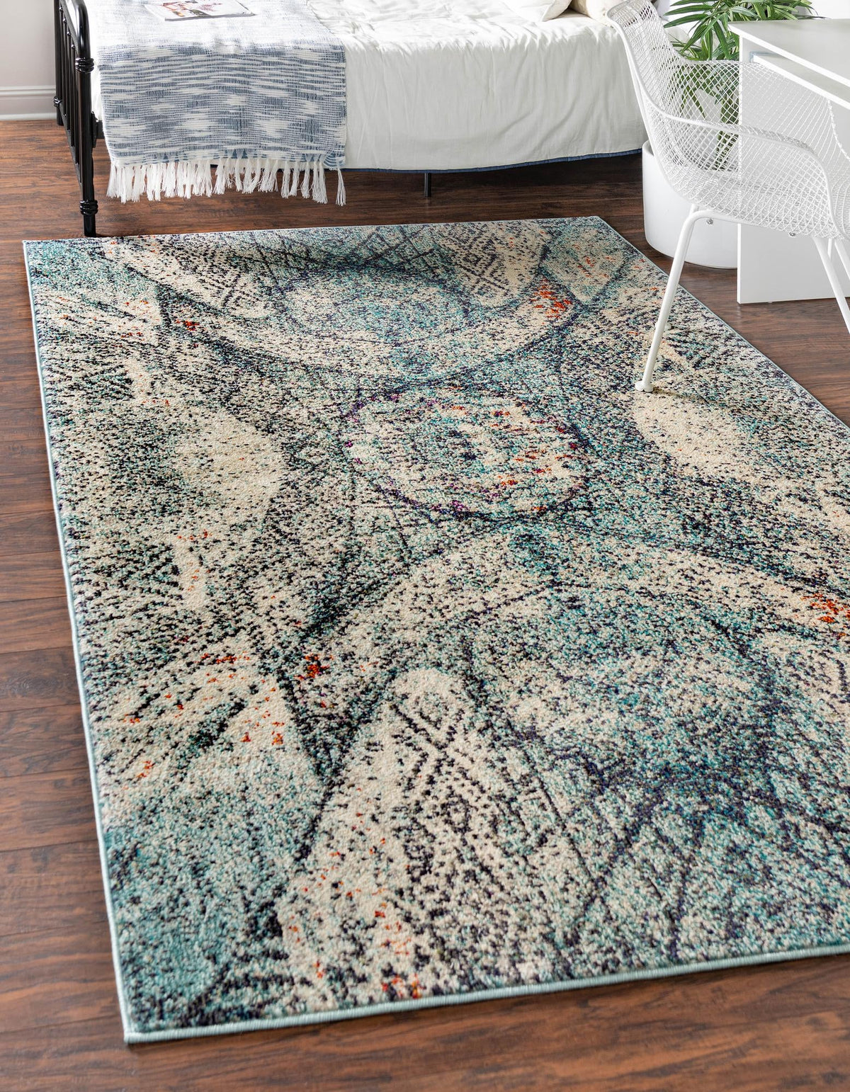 Vita Munch Blue & Cream Area Rug | Original supplier photo 2