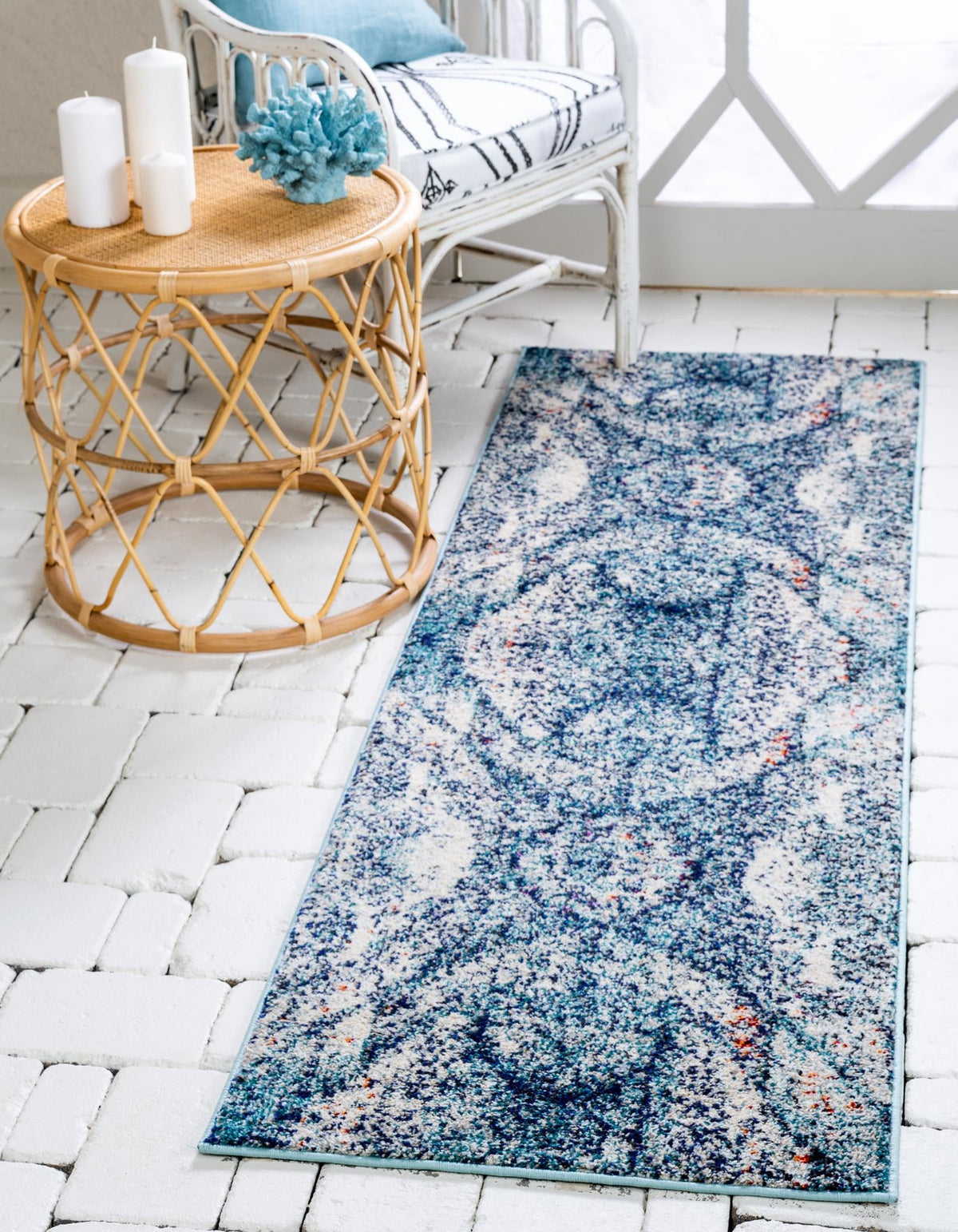 Vita Munch Blue & Cream Area Rug | Original supplier photo 21