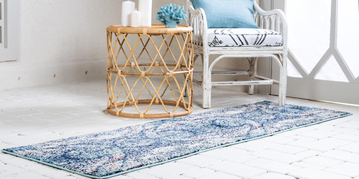 Vita Munch Blue & Cream Area Rug | Original supplier photo 23