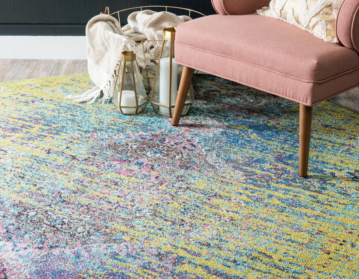 Vita Warhol Green/Blue | Supplier rug image / alternate view