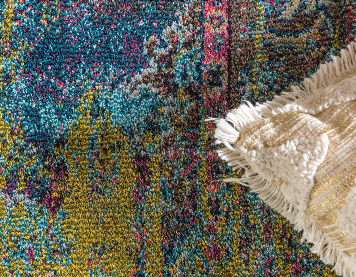 Vita Warhol Green/Blue | Supplier rug image / alternate view