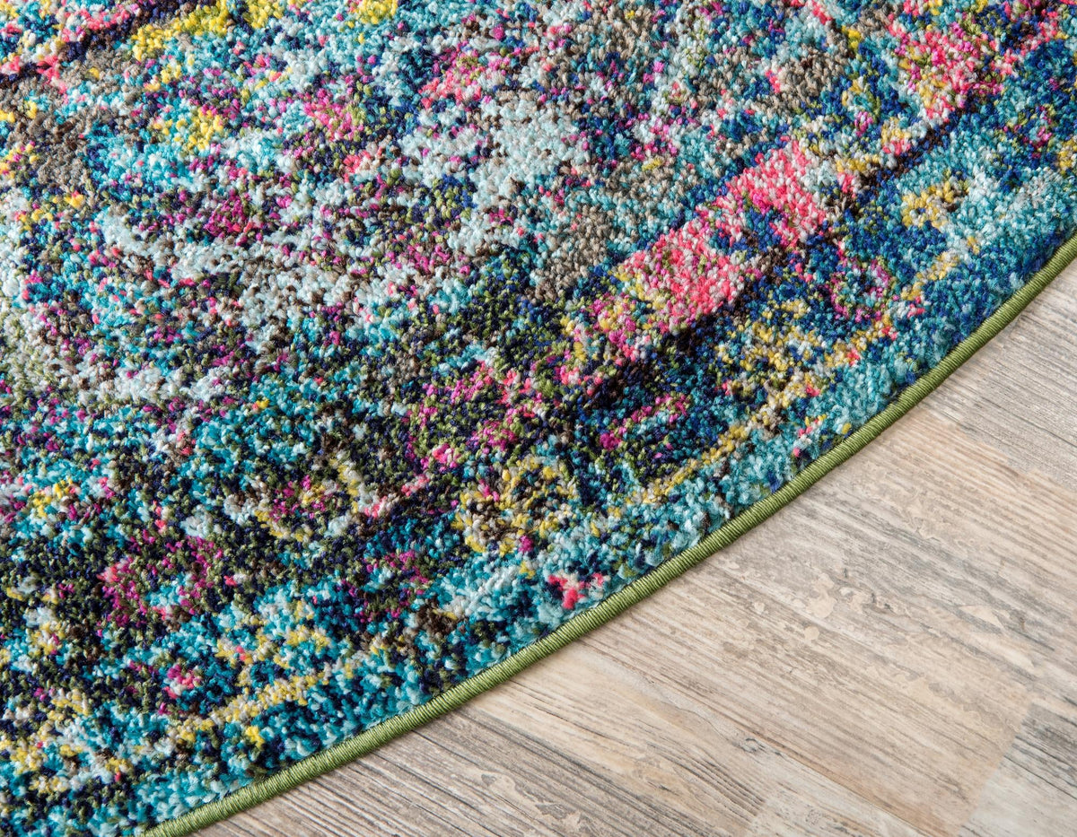Vita Warhol Green/Blue | Supplier rug image / alternate view