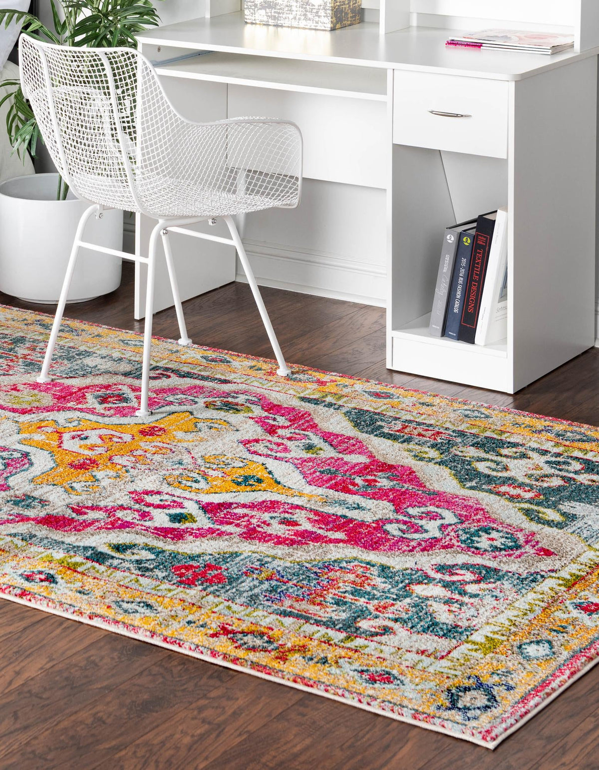 Vita Haring Multi & Gray Area Rug | Unique Loom high-resolution supplier additional photo 3140035_image_1011.jpg