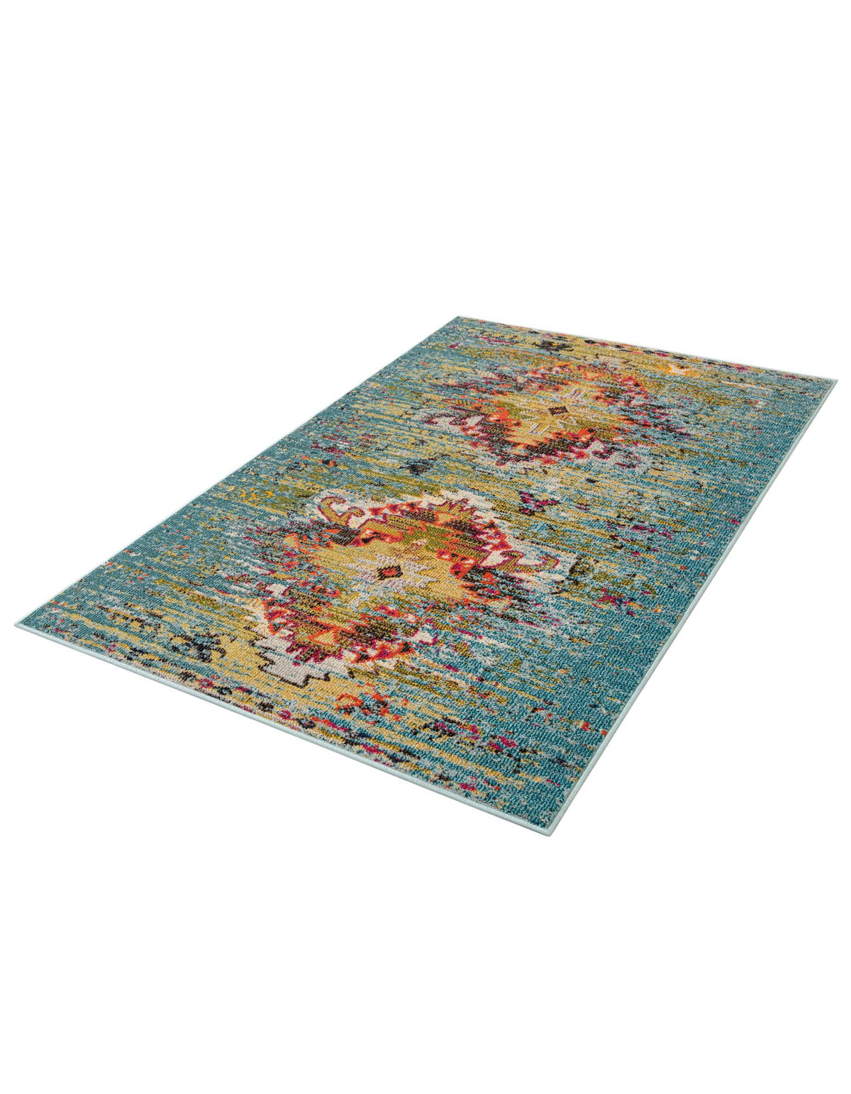 Vita Chagall Turquoise & Cream Area Rug | manufacturer source supplemental photo 3140045_surround_2_ds.jpg