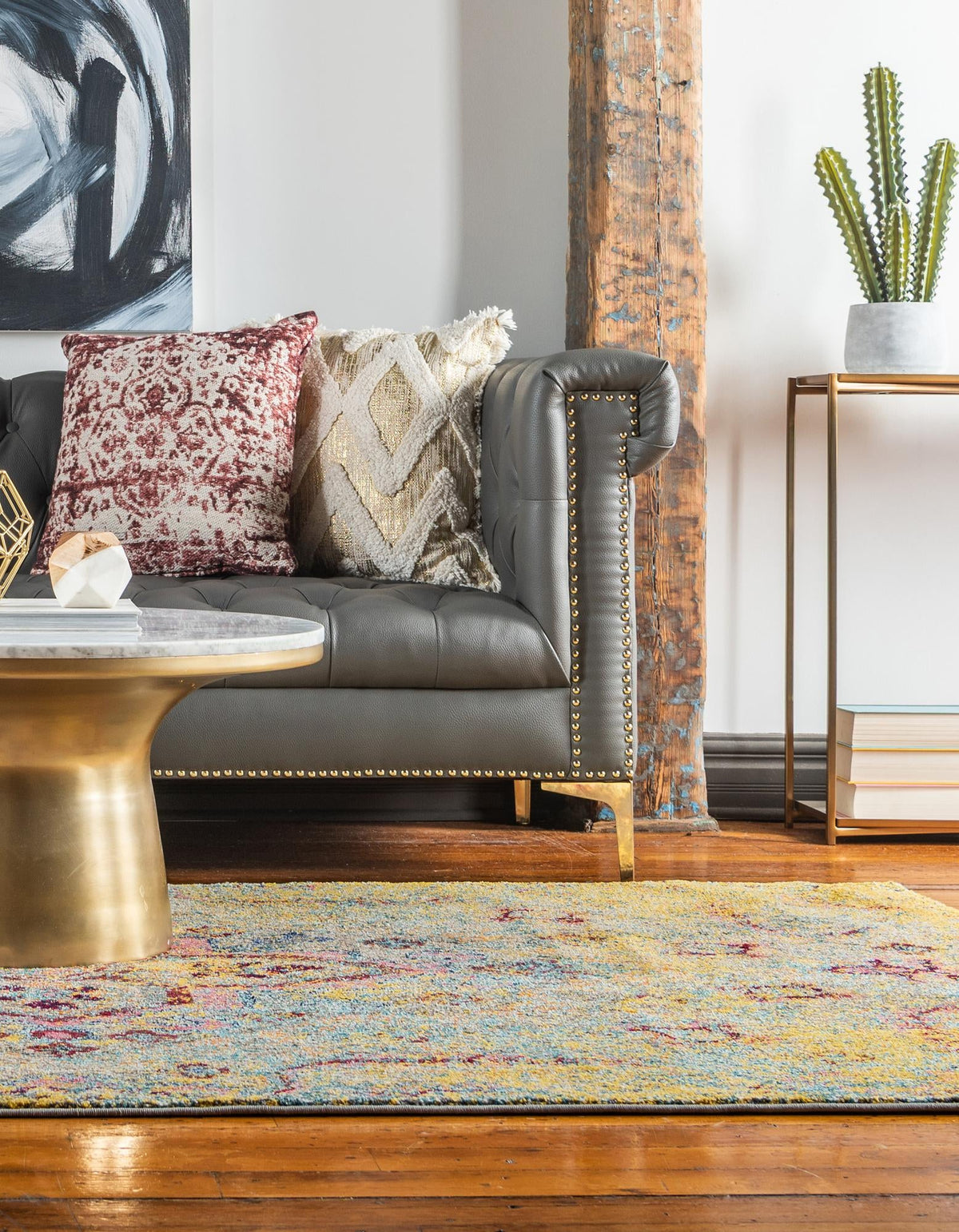 Vita Van Gogh Yellow/Beige | Supplier rug image / alternate view
