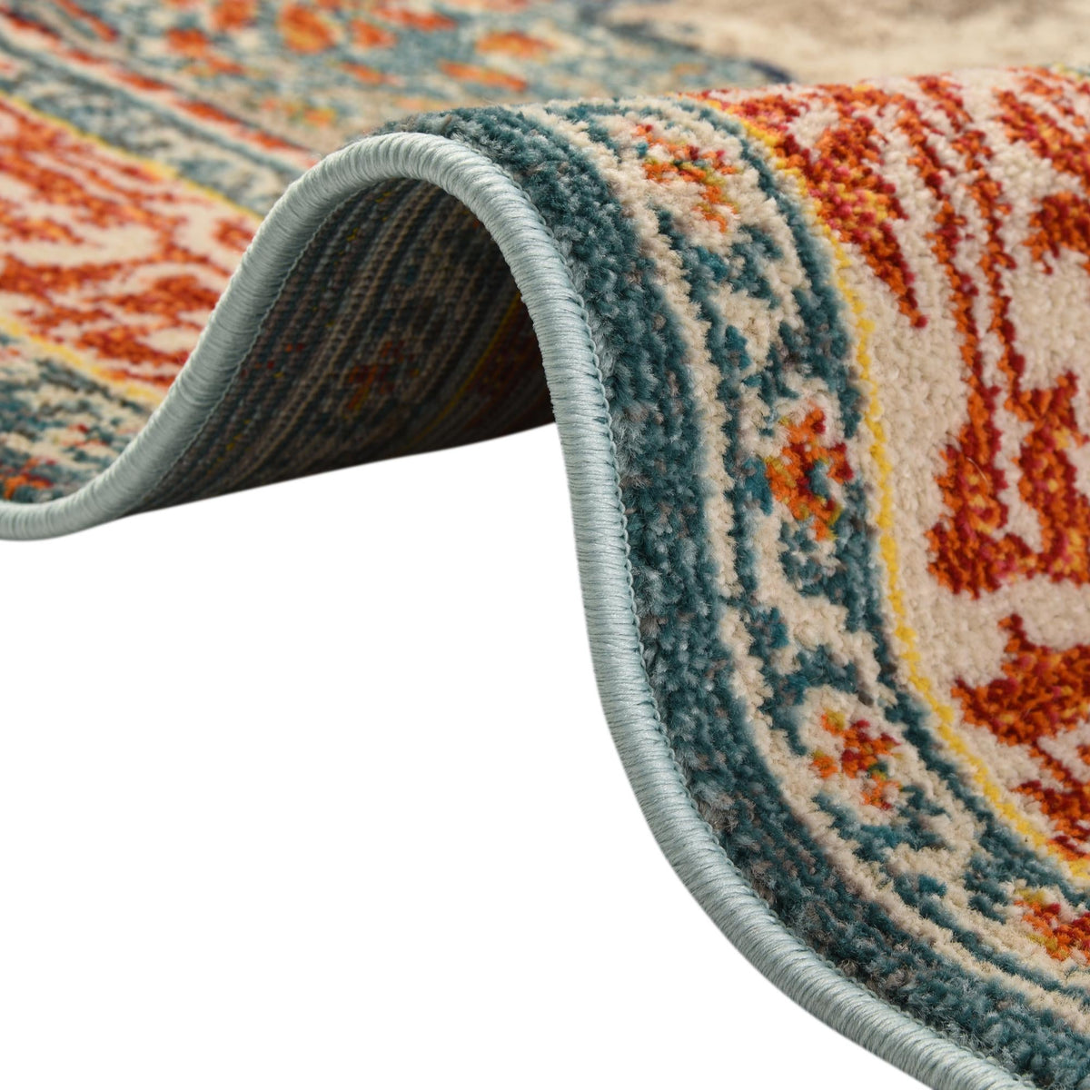 Vita Da Vinci Blue & Beige Area Rug | Original supplier photo 10