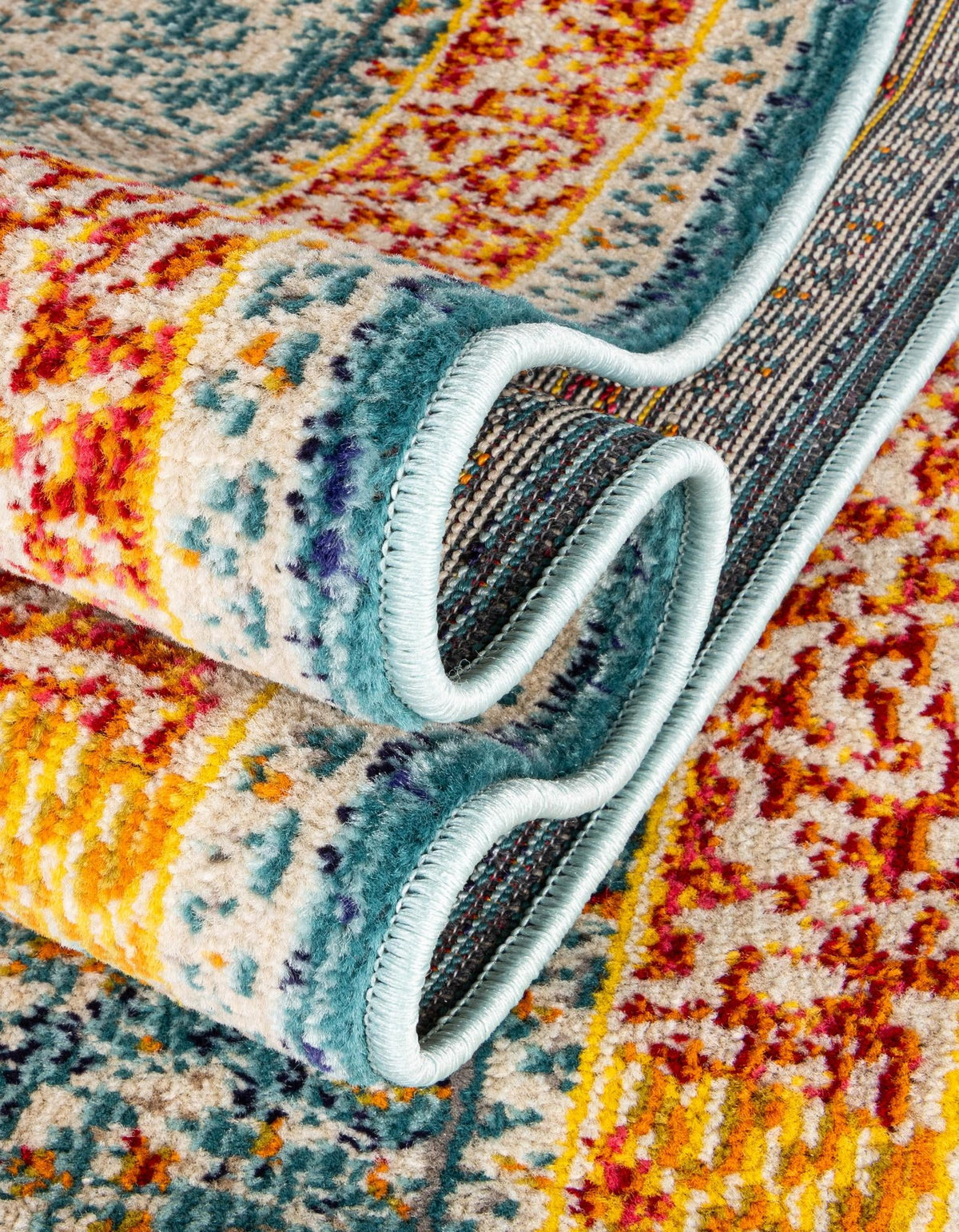 Vita Da Vinci Blue & Beige Area Rug | Original supplier photo 7