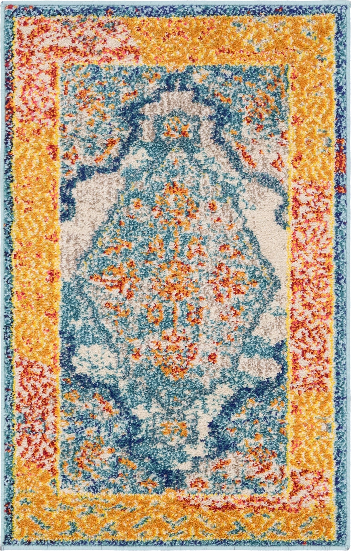 Vita Da Vinci Blue & Beige Area Rug | Original supplier photo 29